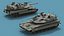 Israeli Tank Merkava 5 Olive Rigged 3D model