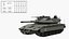 Israeli Tank Merkava 5 Olive Rigged 3D model