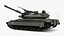Israeli Tank Merkava 5 Olive Rigged 3D model