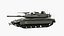 Israeli Tank Merkava 5 Olive Rigged 3D model