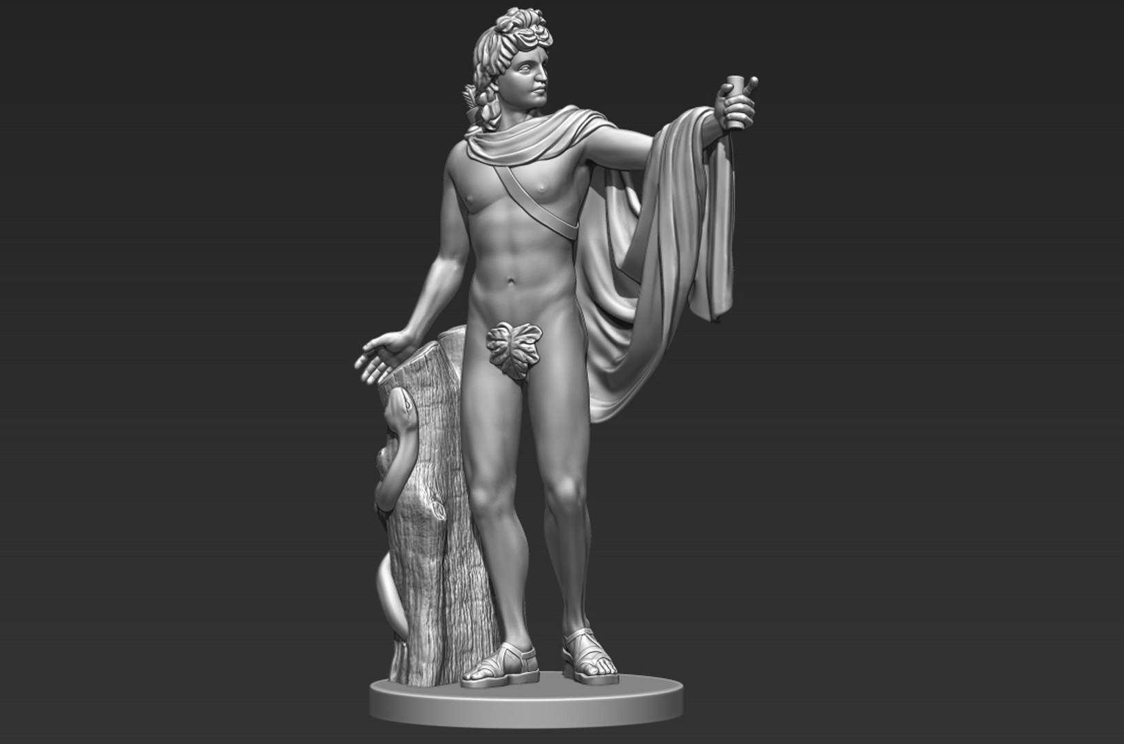Apollo Greek Roman Print Model - TurboSquid 1652731