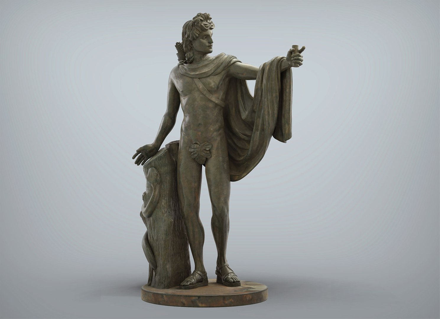 Greek sculpture 3d model store