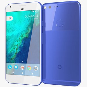 realistic google pixel xl 3d model