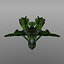 3d model alien space fighter