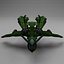 3d model alien space fighter