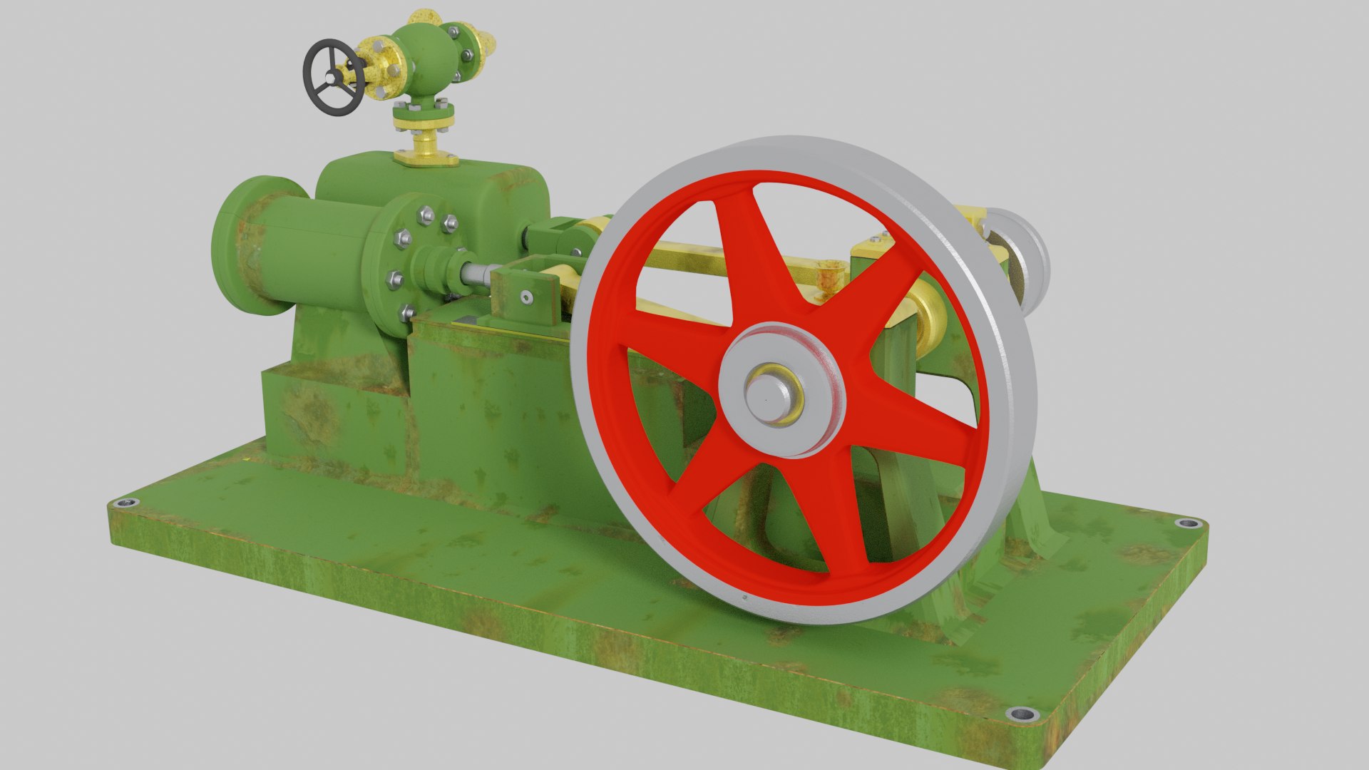 3D Stuart Steam Engine Model - TurboSquid 1770565