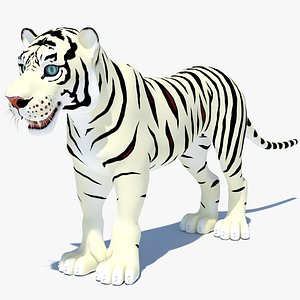 cartoon tiger white max