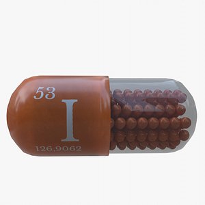 Iodine Pill 3D model