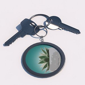 3D keychain keys
