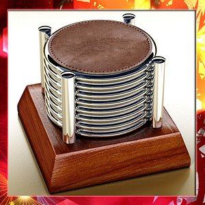 3dsmax chivas regal coasters