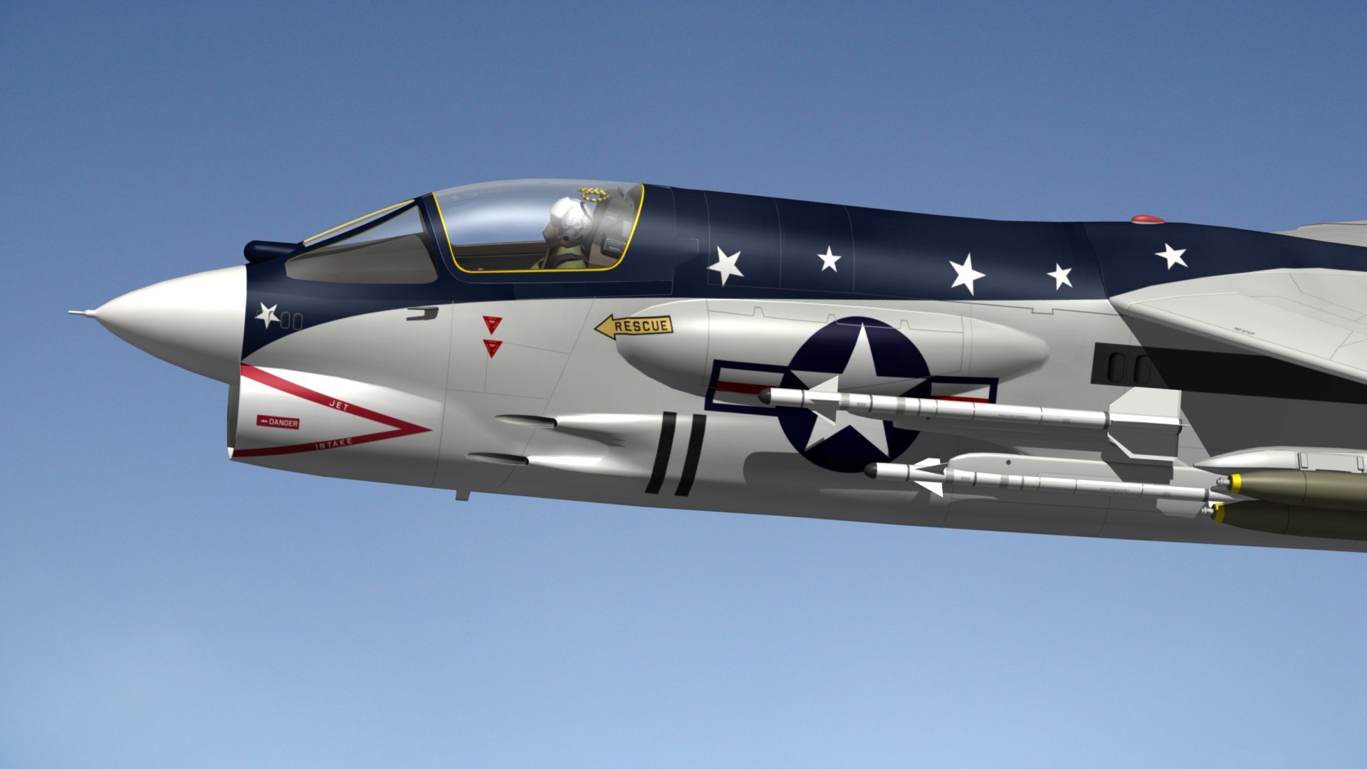 Vought F8 Crusader VMF321 3D - TurboSquid 1742952