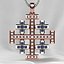 Maltese Cross Gold Pendant
