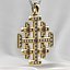 Maltese Cross Gold Pendant