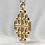 Maltese Cross Gold Pendant