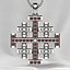 Maltese Cross Gold Pendant