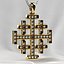 Maltese Cross Gold Pendant
