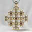 Maltese Cross Gold Pendant
