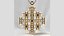 Maltese Cross Gold Pendant