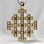 Maltese Cross Gold Pendant