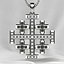 Maltese Cross Gold Pendant