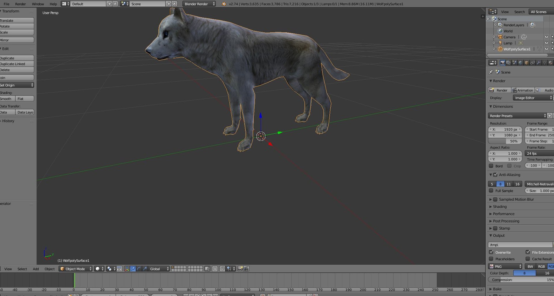 Wolf Rigged Animation 3D Model - TurboSquid 1212515