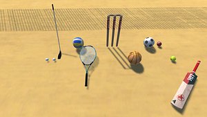Free Sports Kit 3D model