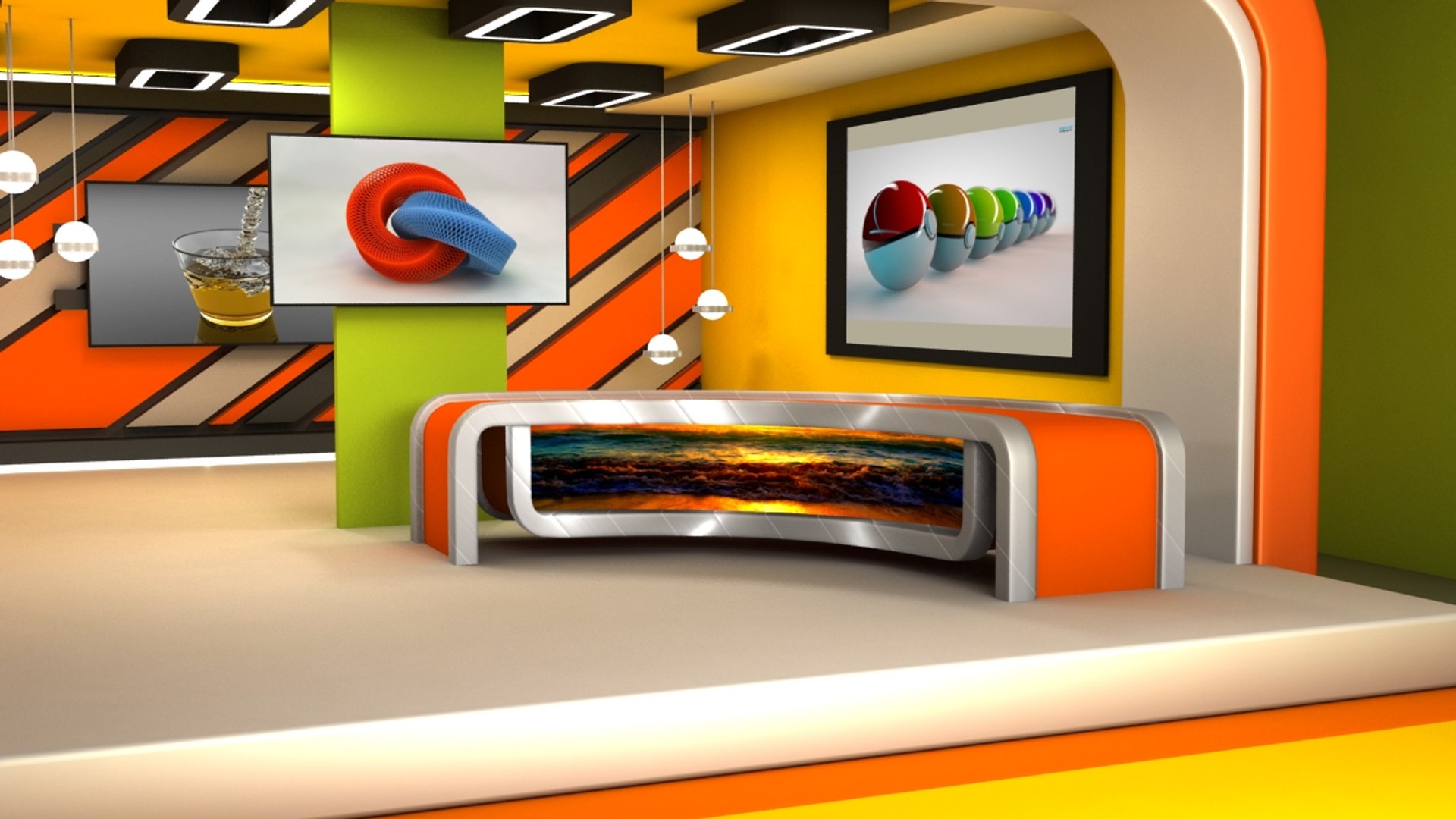 3d Virtual Set