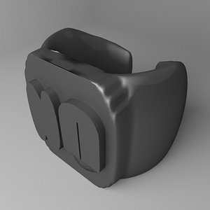plastic ring 9 3D