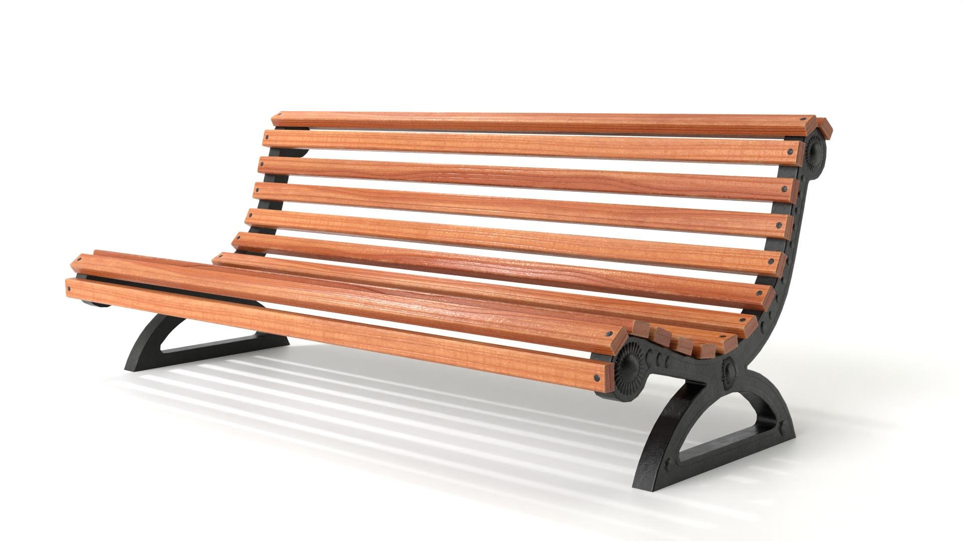 Bench model - TurboSquid 2095279