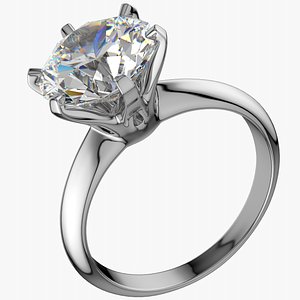 realistic diamond ring model
