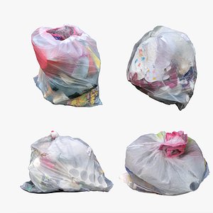 garbage bags 3D model