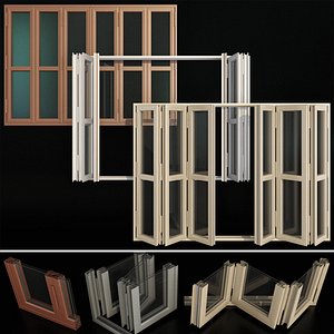 3D folding stained glass aluminum