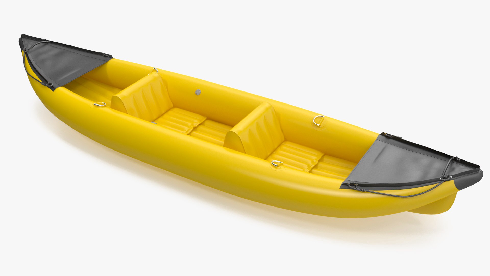 Inflatable Kayak 2 Person 3D model preview