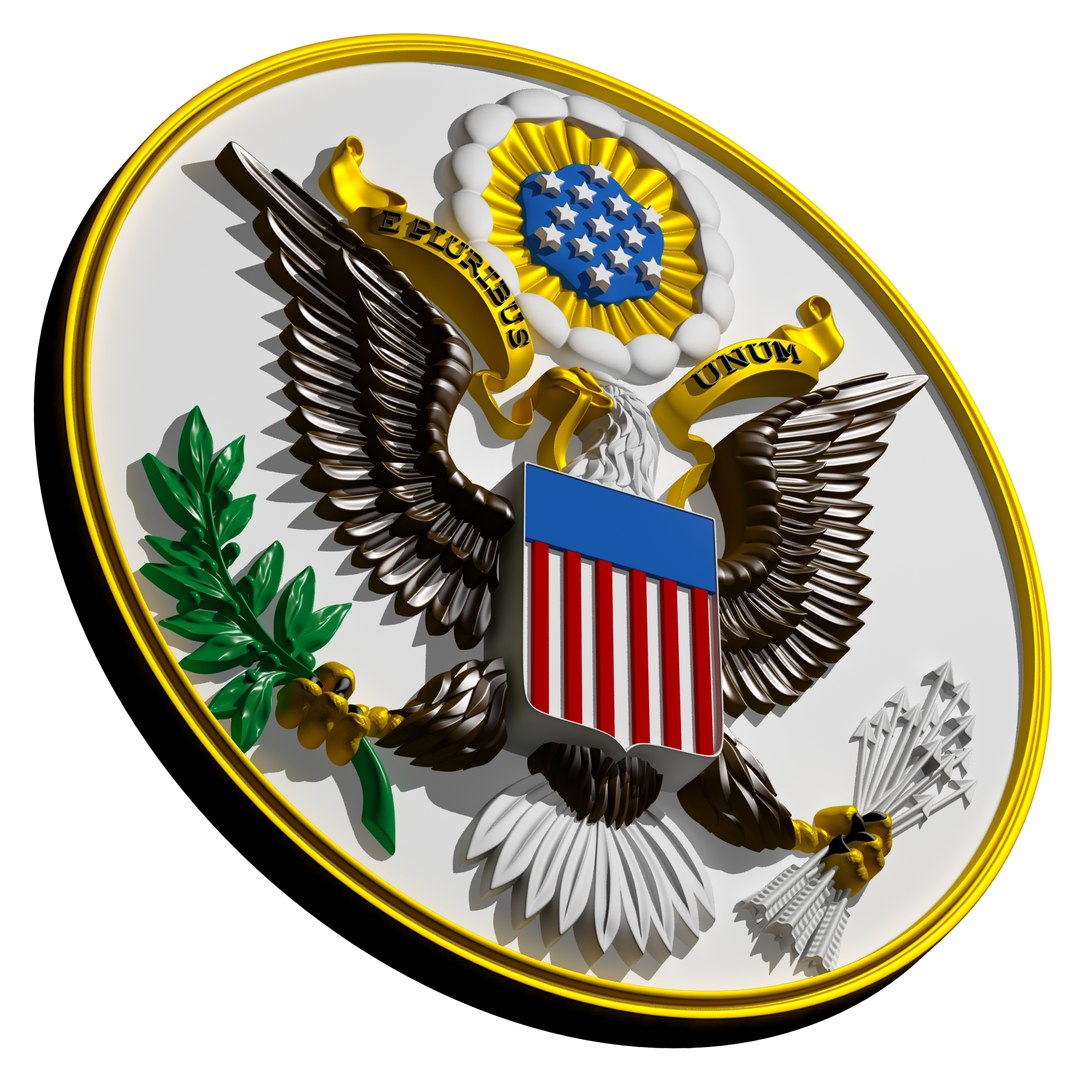 Coat Arms Usa 3D Model - TurboSquid 1241055