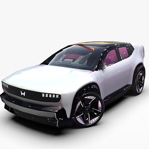 Honda 0 Saloon SUV New Concept 3D model
