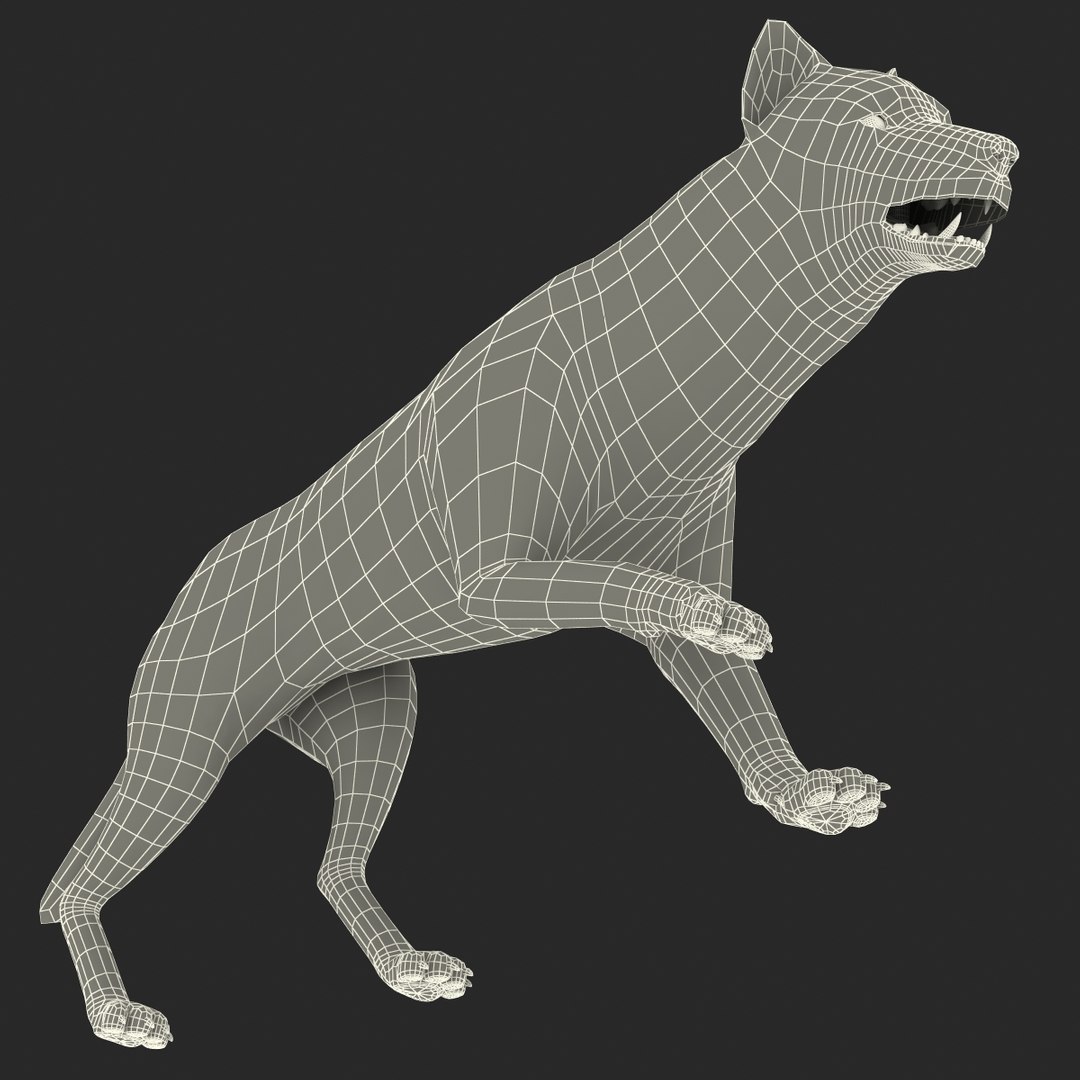Wolf Rigged 2 3d Max