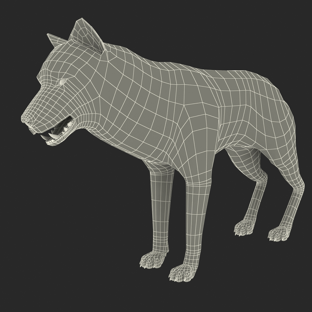 Wolf Rigged 2 3d Max