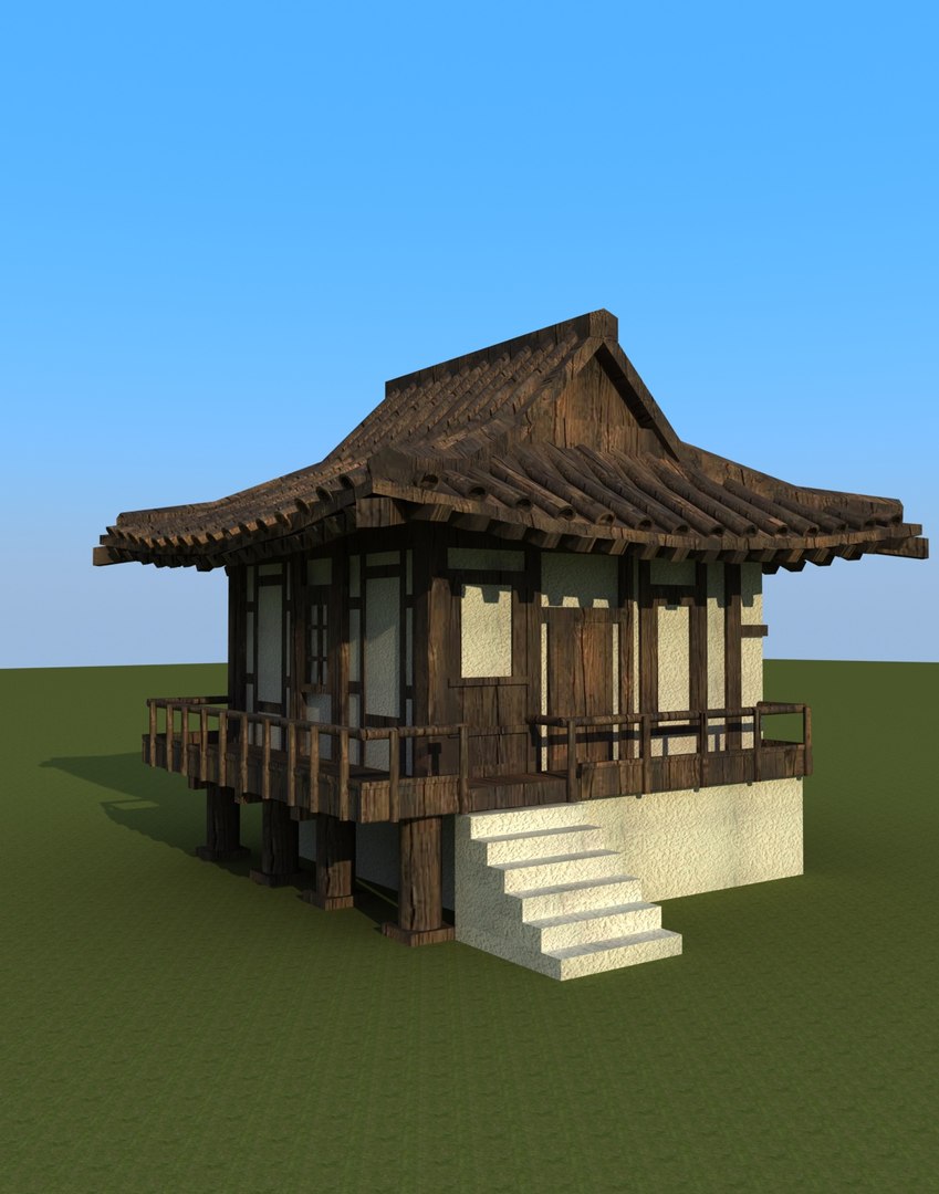 3D chinese house model - TurboSquid 1344618