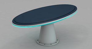 3D model hospital bed