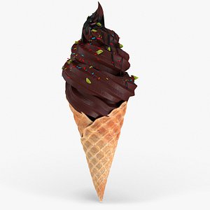 chocolate ice cream icecream model