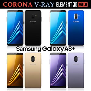 samsung galaxy a8 3D model