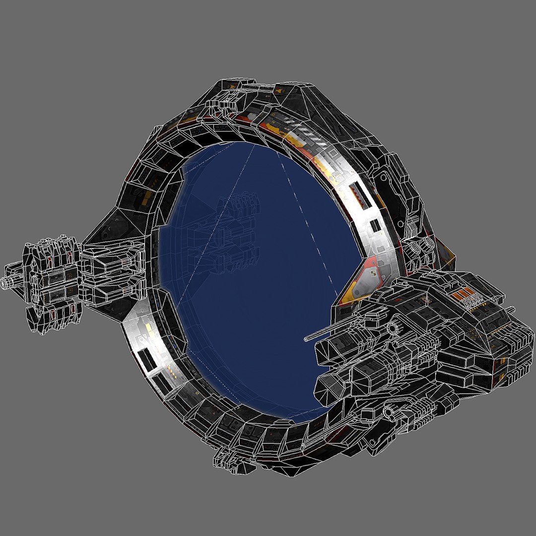 3d Model Scifi Jumpgate