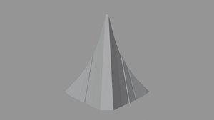 artistic decorative peak structure 3D