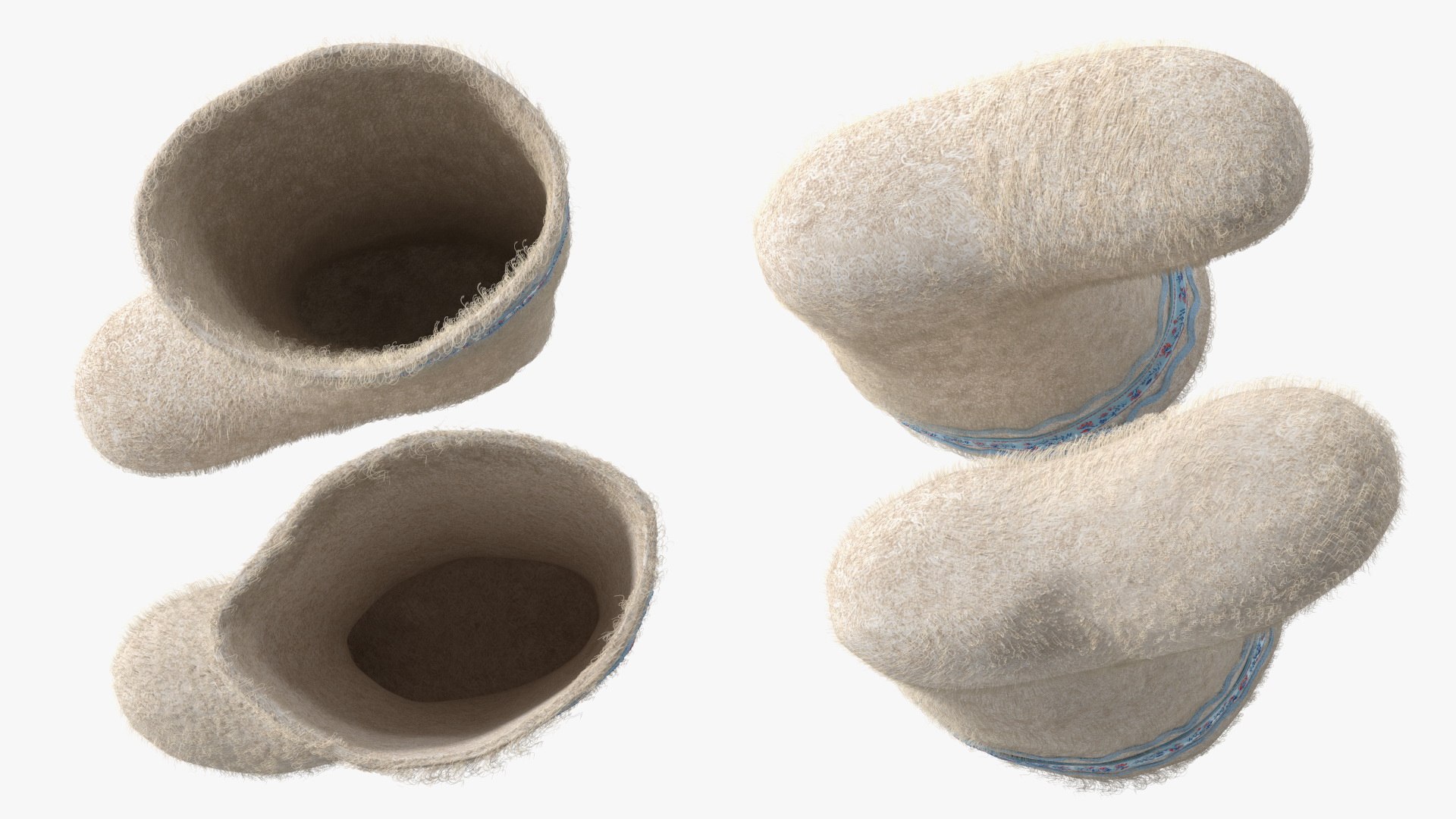 Warm White Felt Boots With Embroidery Fur 3D https://p.turbosquid.com/ts-thumb/y1/dl0ocG/Wc/warmwhitefeltbootswithembroideryfurc4dmodel009/jpg/1667086481/1920x1080/fit_q87/039d37ec975ff6dd7bacbd2f809dc585826cc530/warmwhitefeltbootswithembroideryfurc4dmodel009.jpg