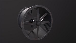 3D Axial Flow Fan model