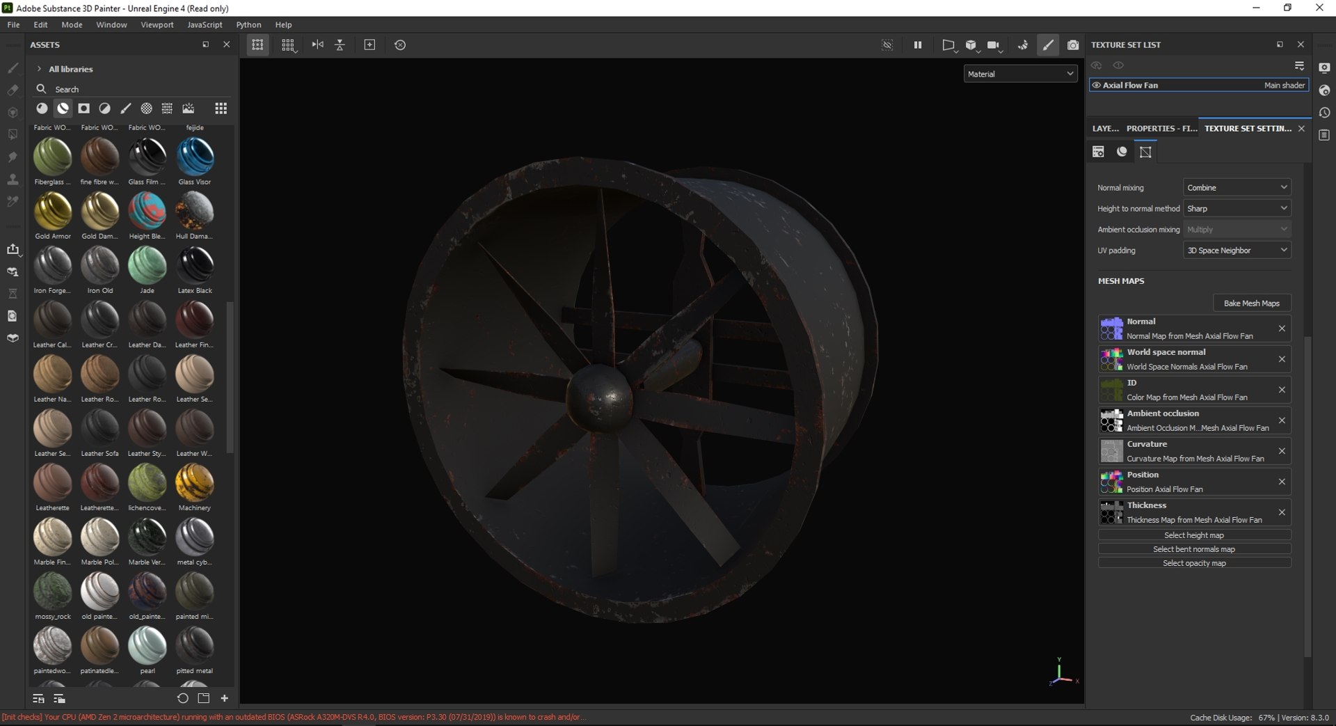 3D Axial Flow Fan model - TurboSquid 2139963