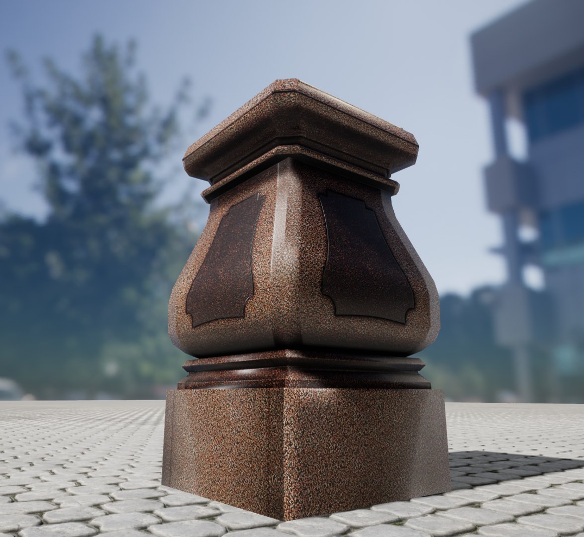 3D Monument Statues Engines Model - TurboSquid 1209729