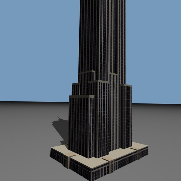 empire state building 3d model