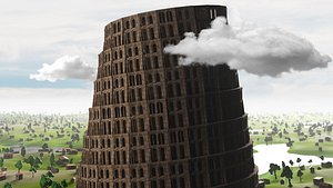 Tower of Babel Bruegel model