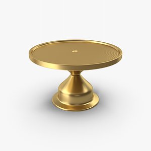 3D Cake Stand Gold